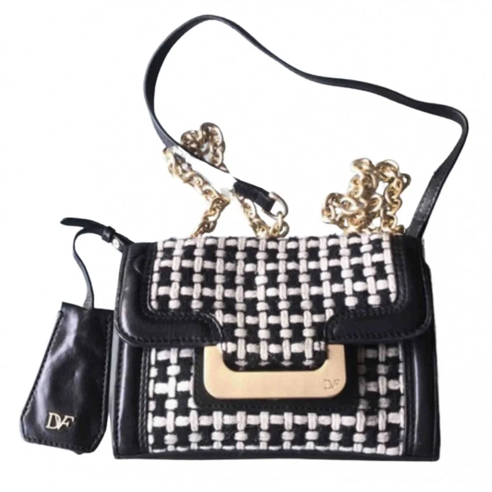 VTG DIANE VON FURSTENBERG TWEED CLUTCH